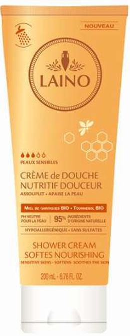 Лэно молочко для тела органическое для чувствит кожи Прованский мед 200мл 725₽