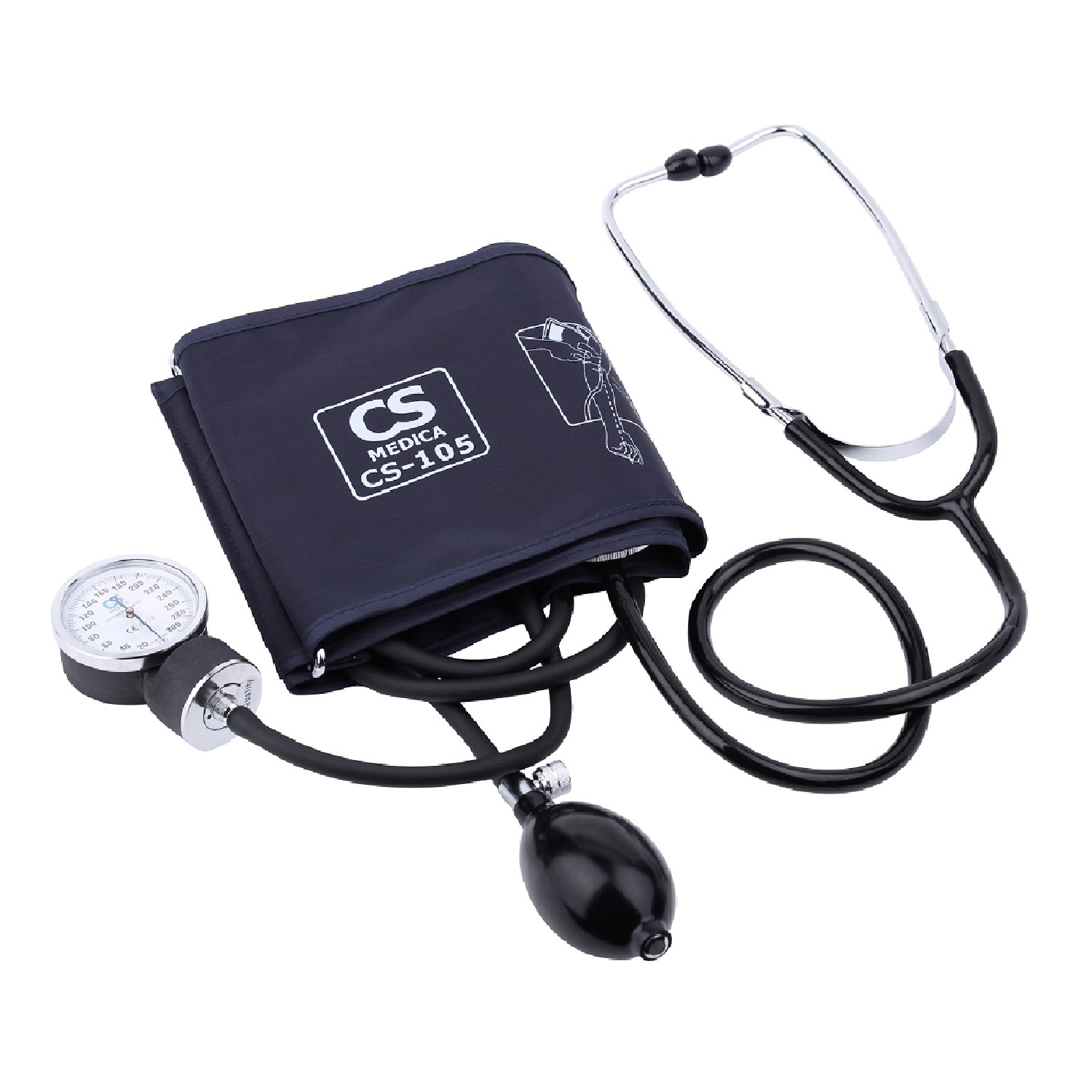 СиЭс Медика тонометр CS-105 механический+фонендоскоп